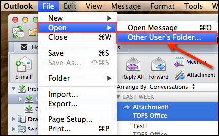send on behalf of on outlook for mac